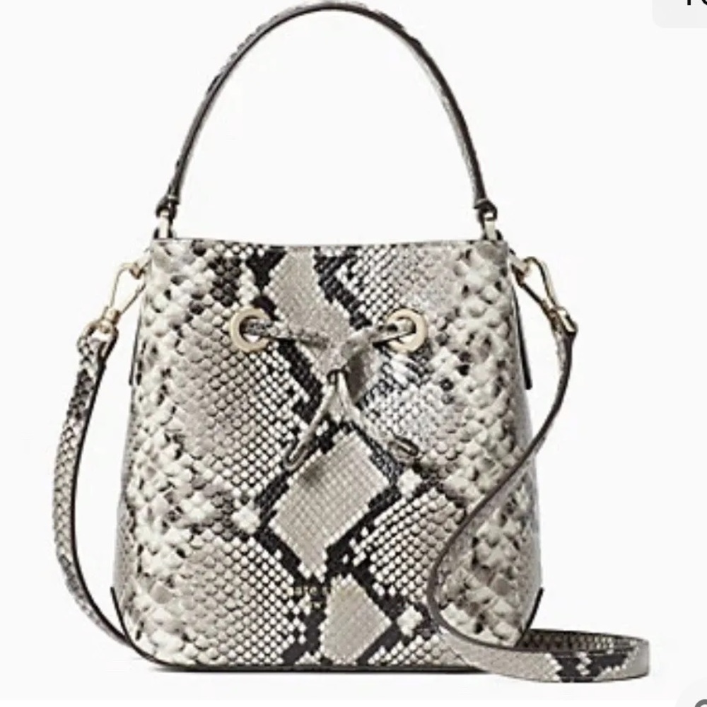 Kate Spade Eva Exotic Small Bucket Bag